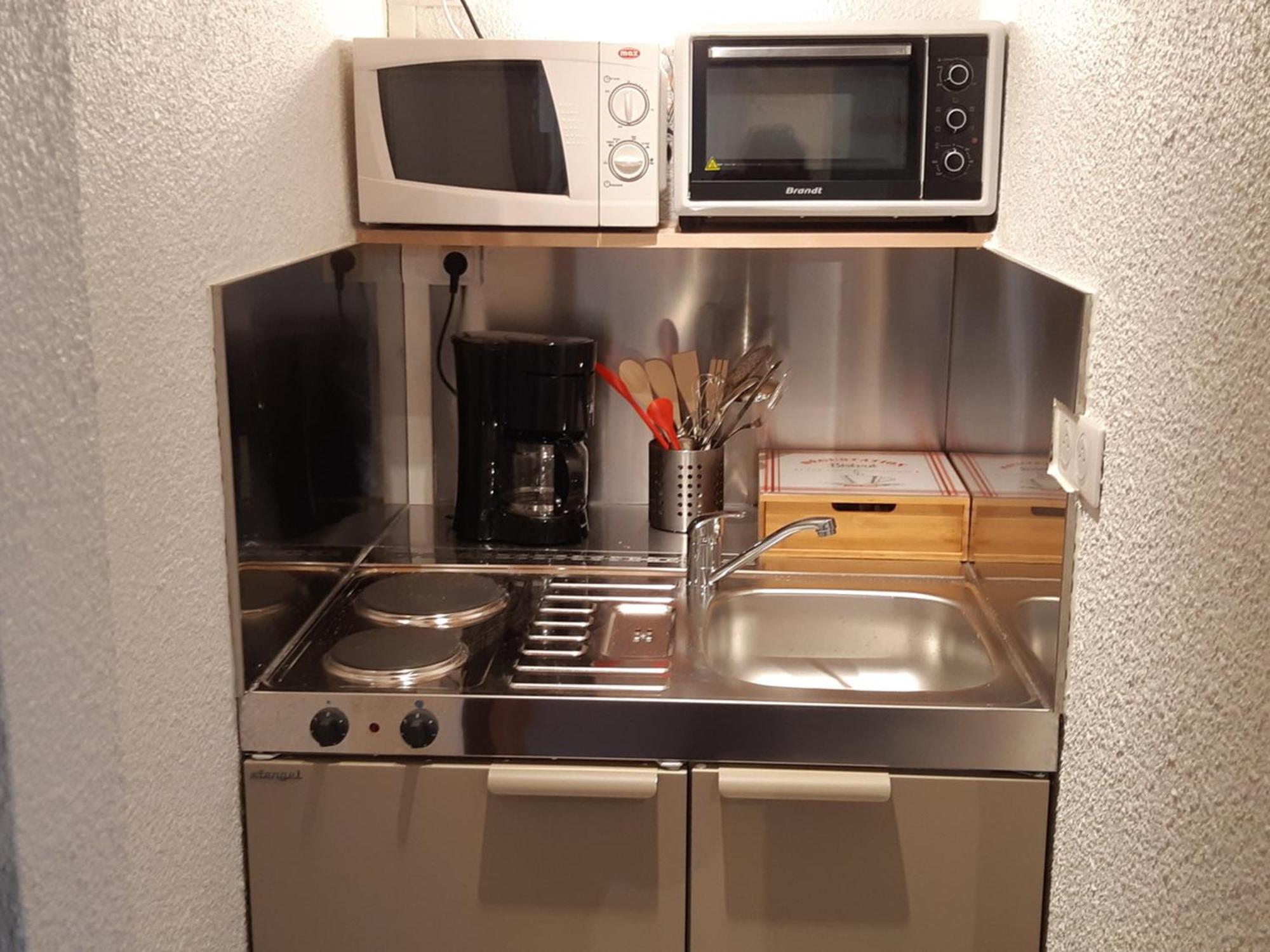 Apartamento Studette Renovee Pour 2 Au Pied Des Pistes, Centre Les Deux Alpes - Fr-1-516-134 Exterior foto
